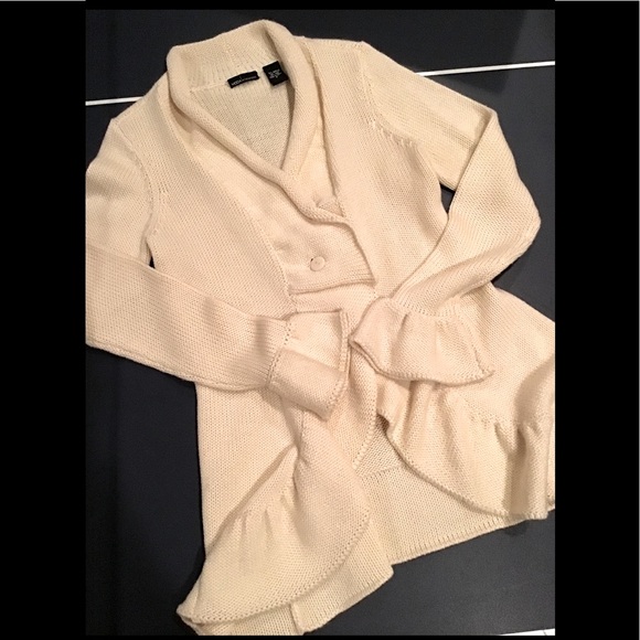 Moda International Cascading Cardigan S - Picture 1 of 6